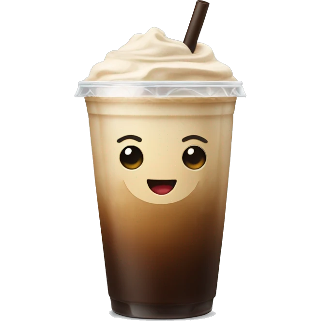 Ice coffee  emoji