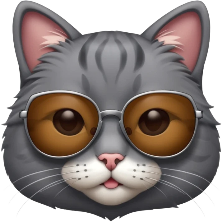 Cat wearing sunglasses emoji
