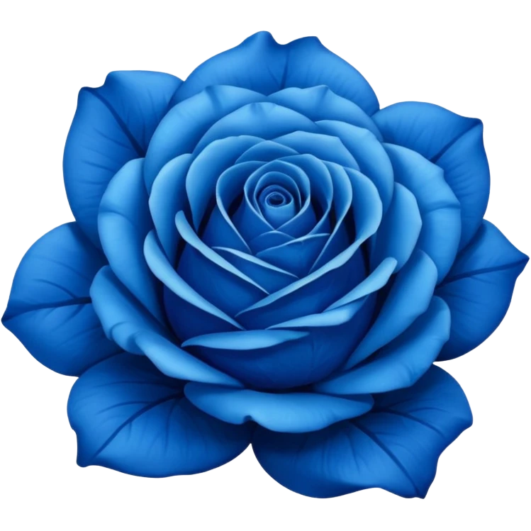 blue rose emoji