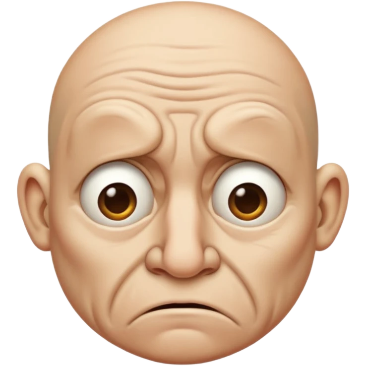 disgusted face emoji