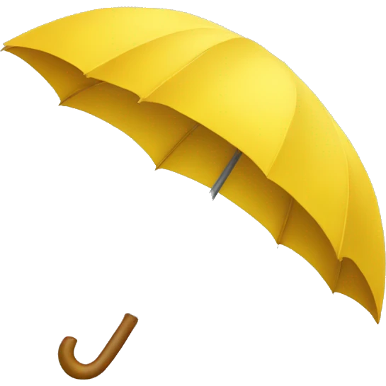 Yellow umbrella emoji