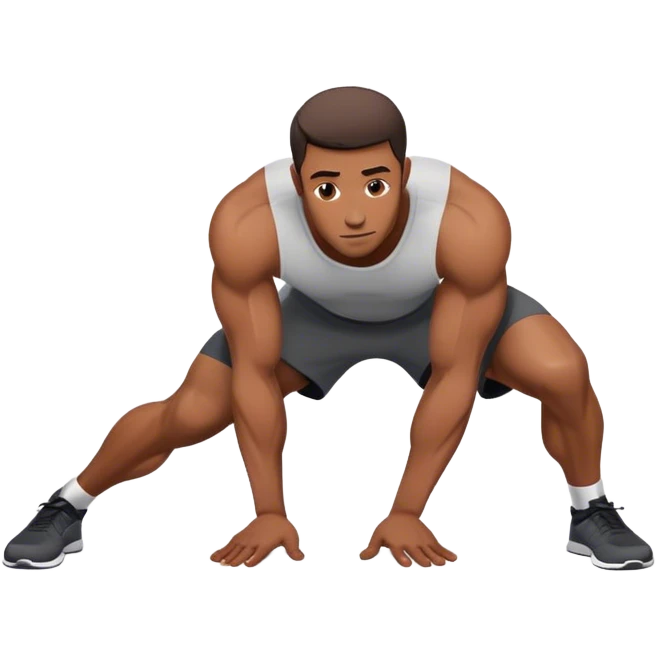 man plank exercise emoji