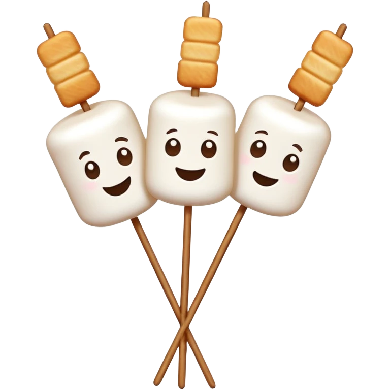 marshmallows on skewers emoji
