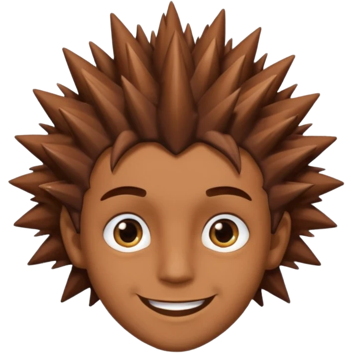 Color de piel moreno los ojos ke sean de estrella riéndose y pelo café hombre  el pelo asialado🤩😁 emoji