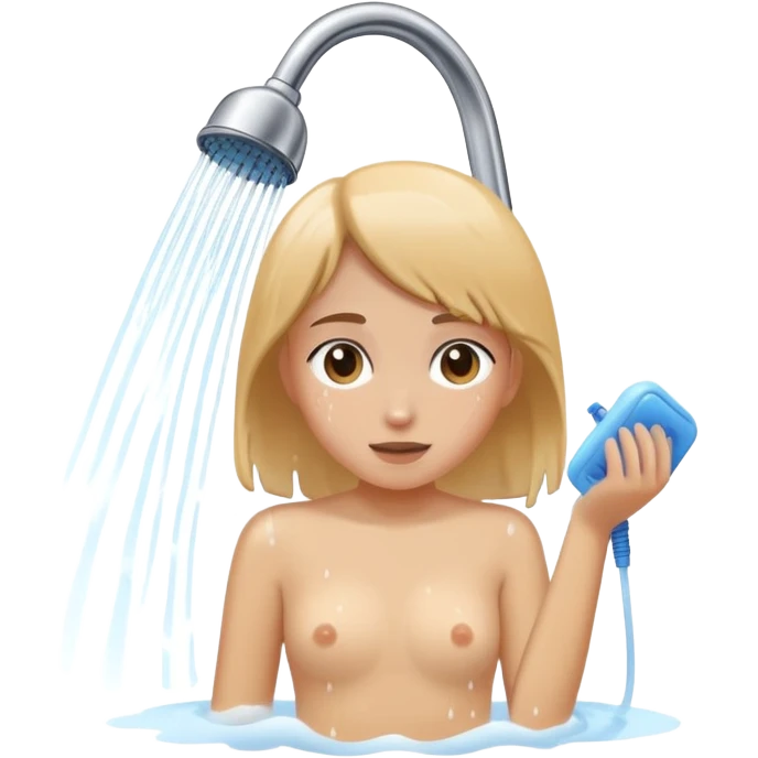girl taking a shower  emoji