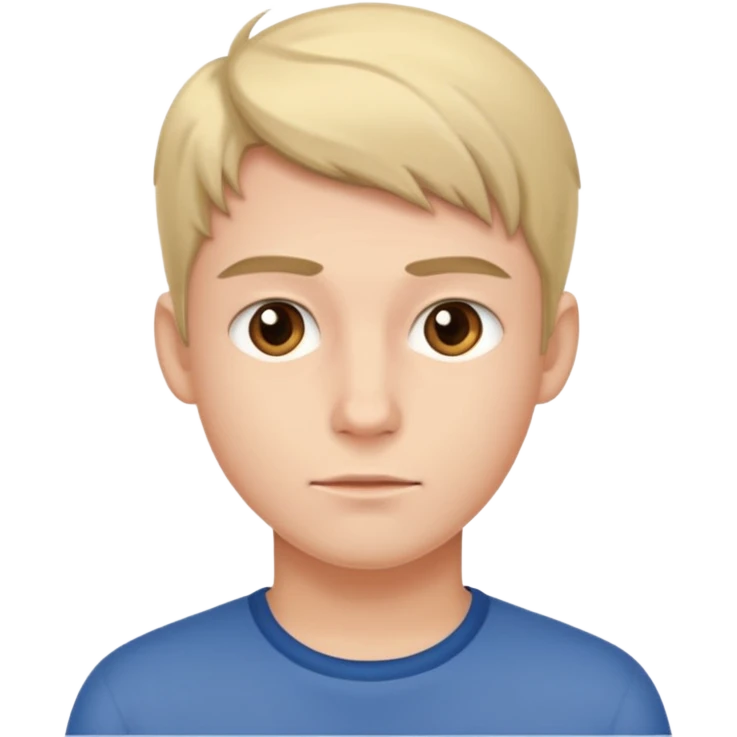 A young man emoji
