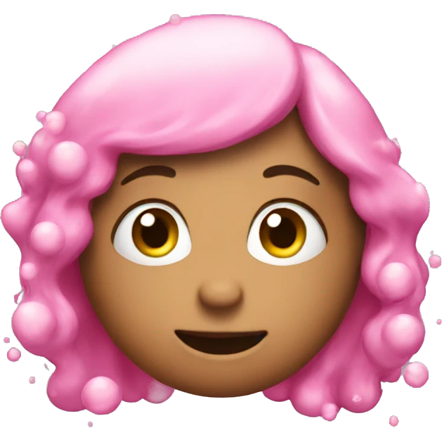Pink bubbles  emoji