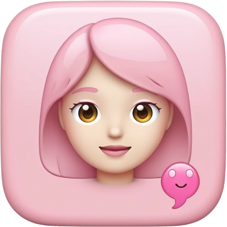 Light Pink video chat  emoji