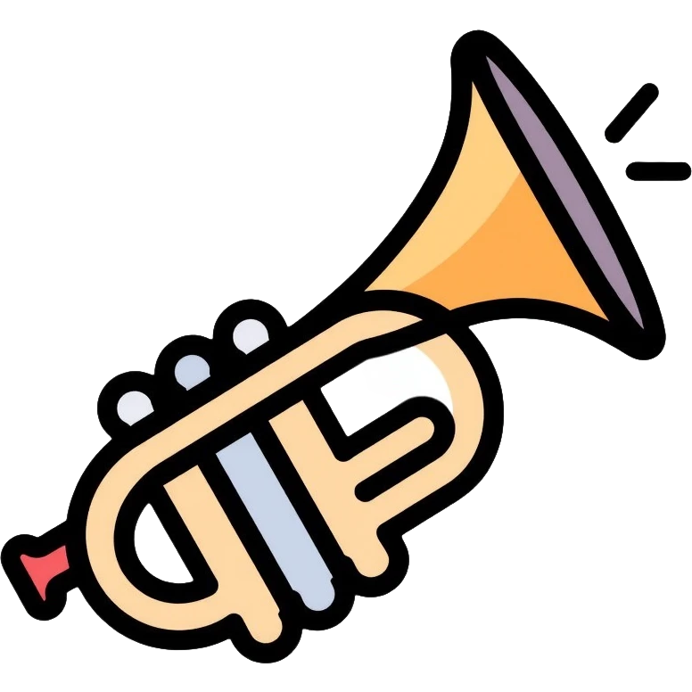 trumpet musical instrument app icon emoji