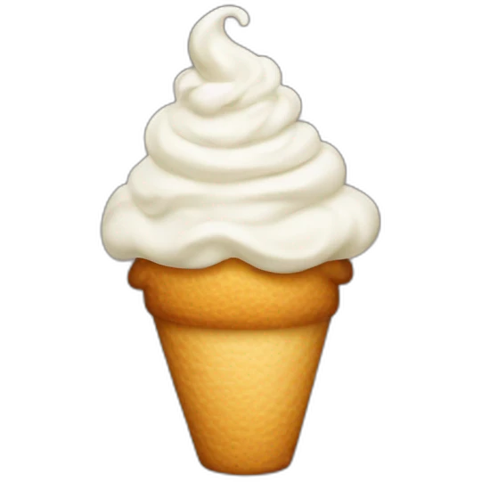 Whipped cream emoji