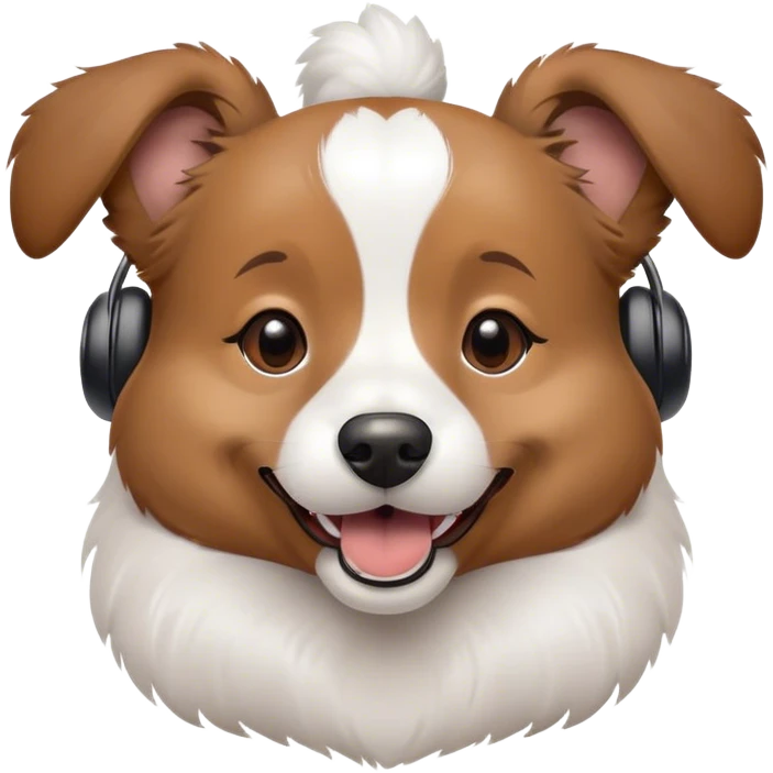 Dog with AirPods  emoji