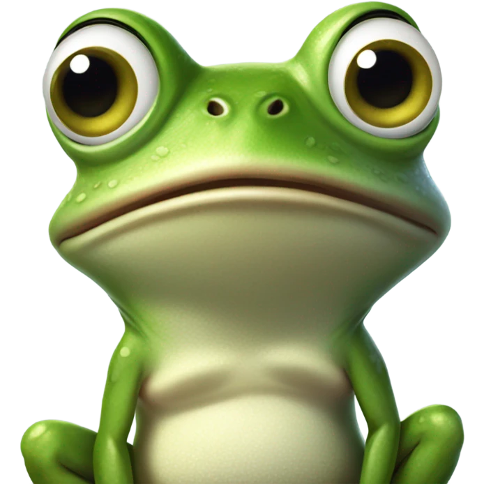 Dumb frog emoji