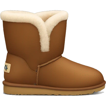 brown mini ugg boots emoji