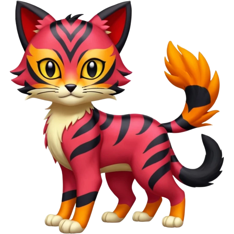 Liepard-Litten-Sprigatito-Pokémon-fusion-creature (full body) emoji