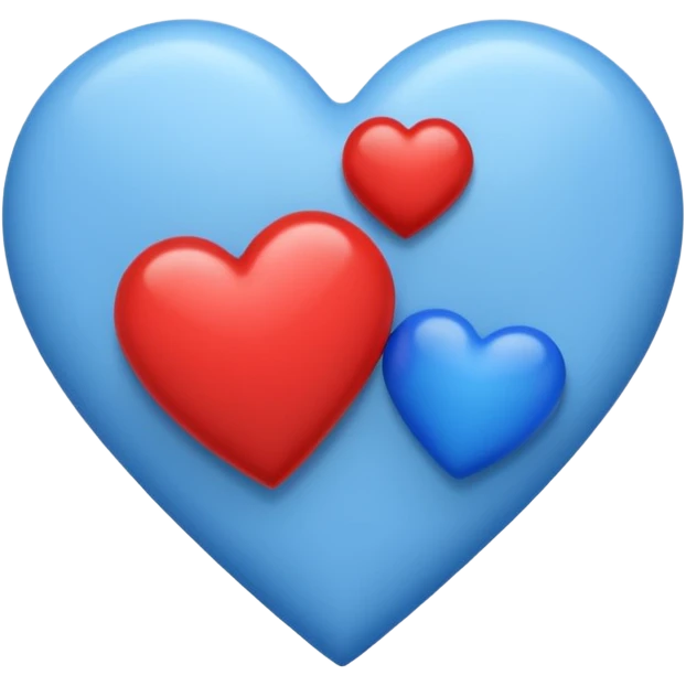 ❤️🩵 emoji