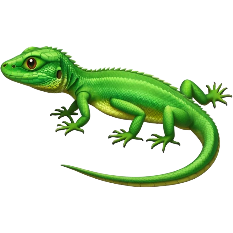 green lizard reptile emoji