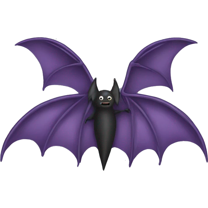 Six bat wings emoji