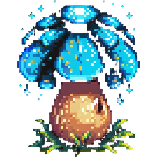 glowing mushroom with sparkles emoji