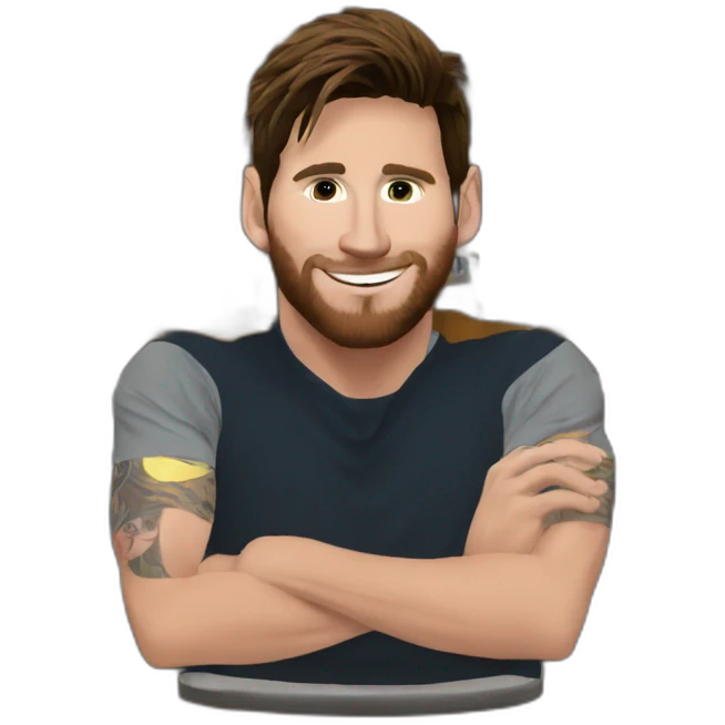 Messi au bar  emoji