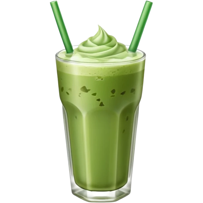 iced matcha latte emoji