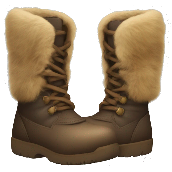 Fur boot emoji