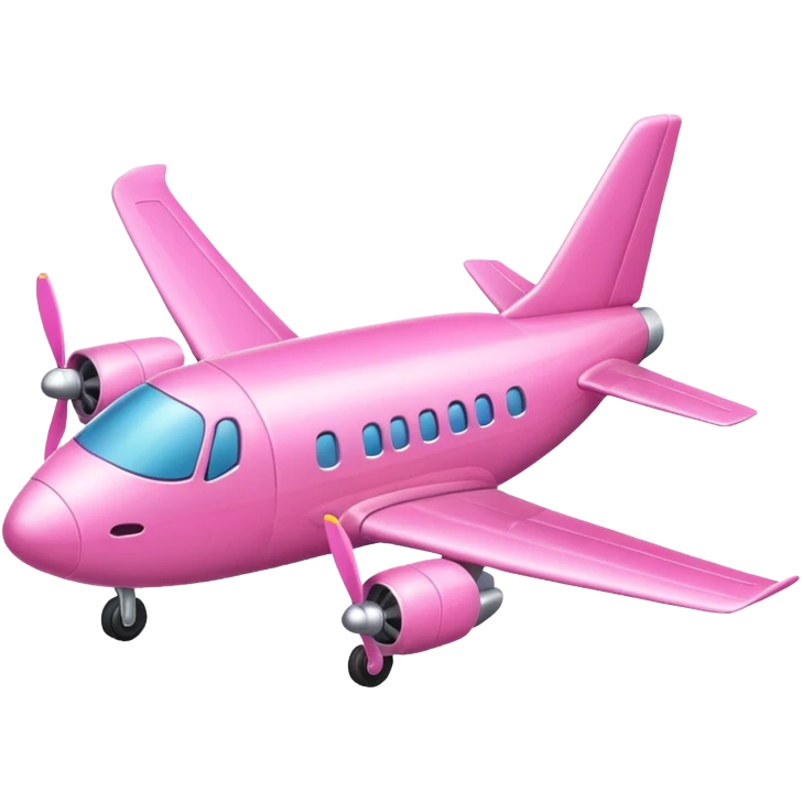 Pink airplane  emoji