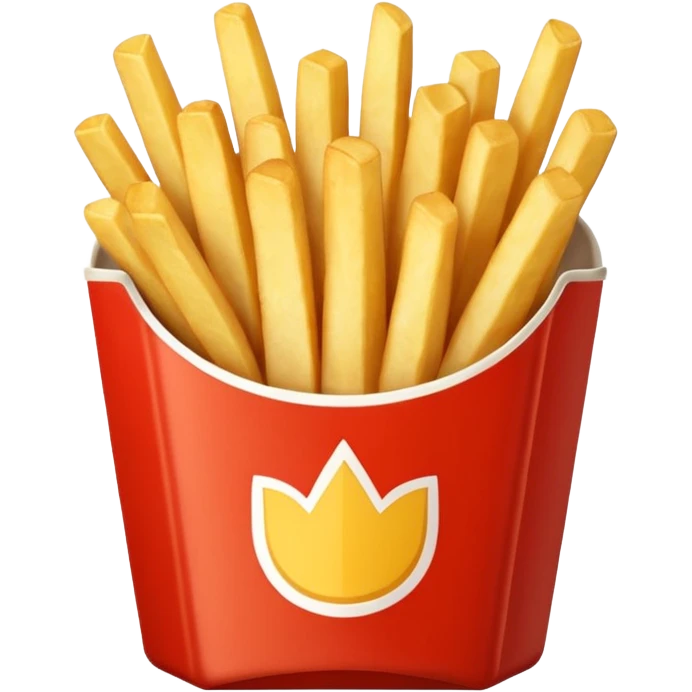Porzione di patatine media  emoji