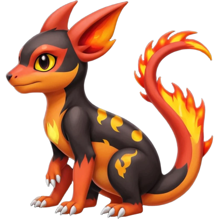 Umbreon-Charmander-Charmeleon-Guilmon-fusion emoji