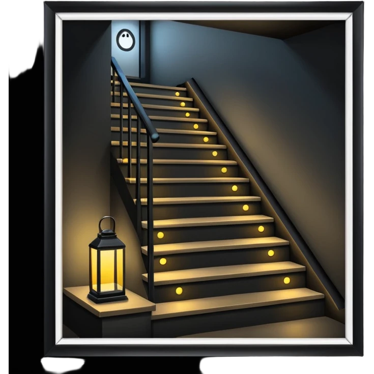 Lights Down stairs in the basement emoji
