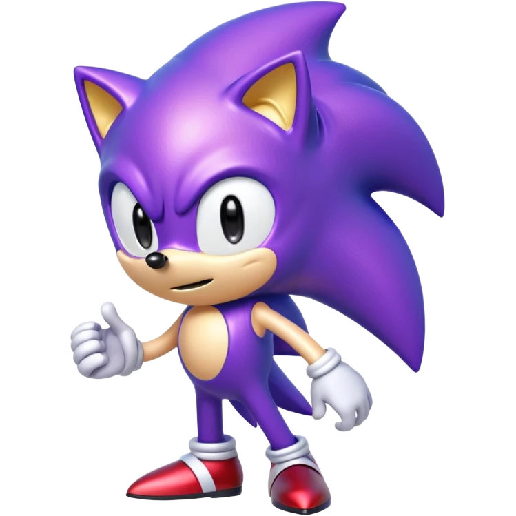 glitter purple sonic emoji