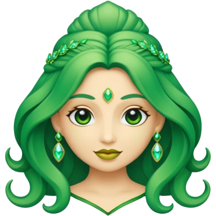 el shrak green maja emoji