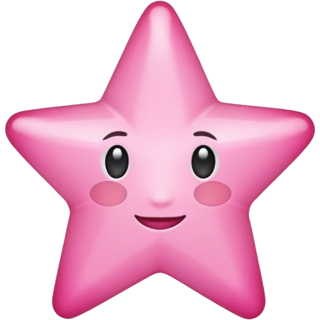 pink star emoji
