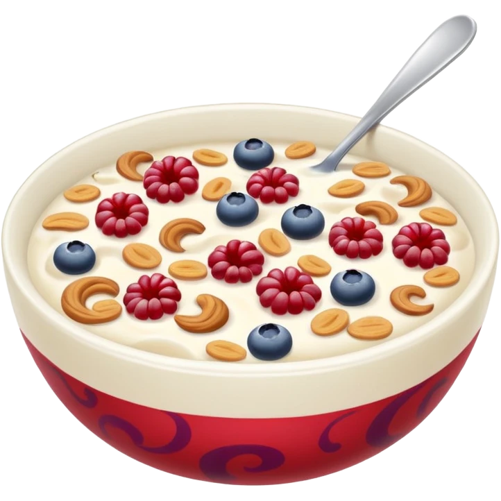Cereal wild berry red swirls emoji