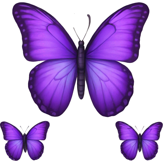 purple butterfly emoji