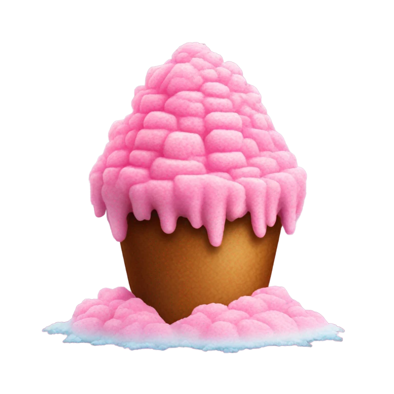 Pink shaved ice  emoji