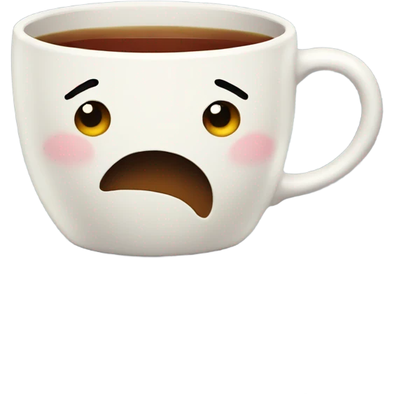 mug with tea emoji