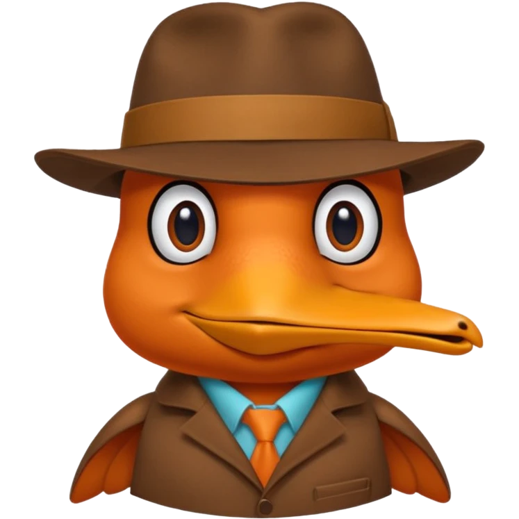 Perry the platypus emoji