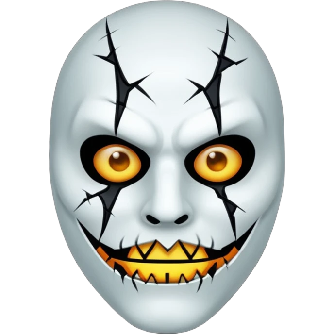 Scary halloween movie Mask emoji