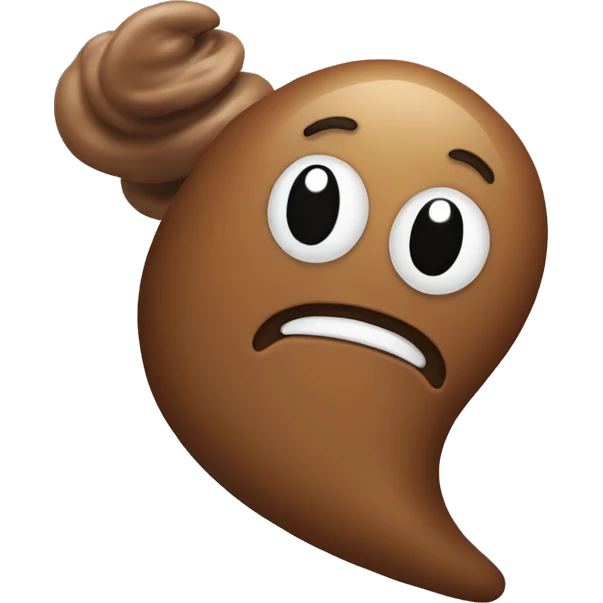 Poop that’s running fast  emoji