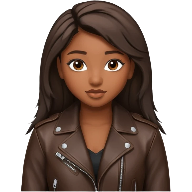normani wear leather jacket emoji
