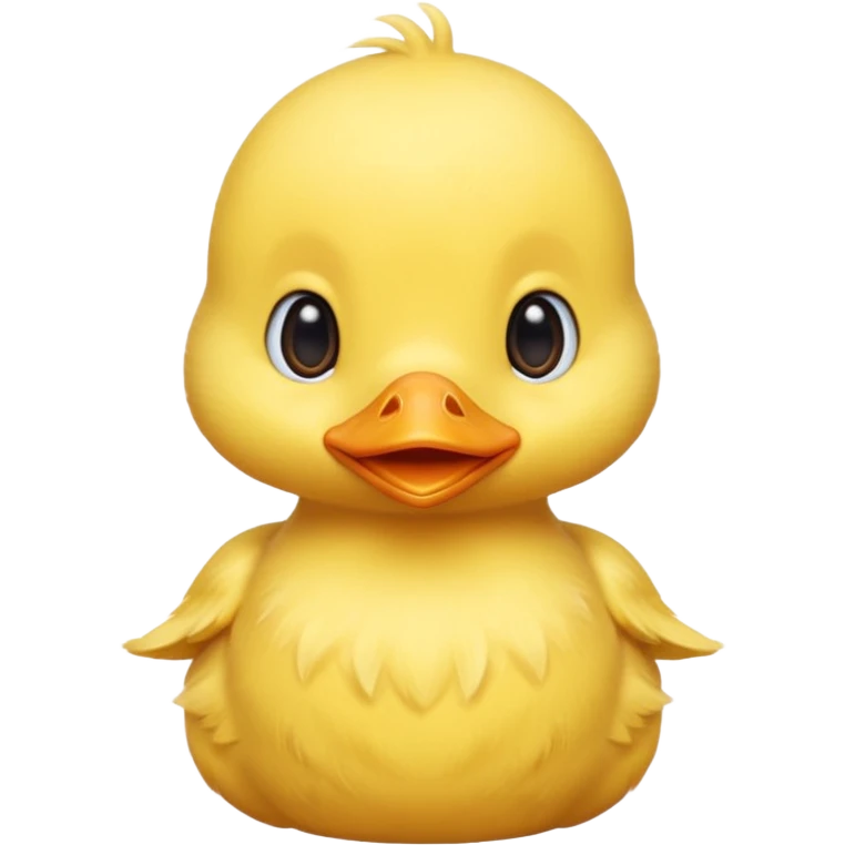 Adorable yellow duckling emoji