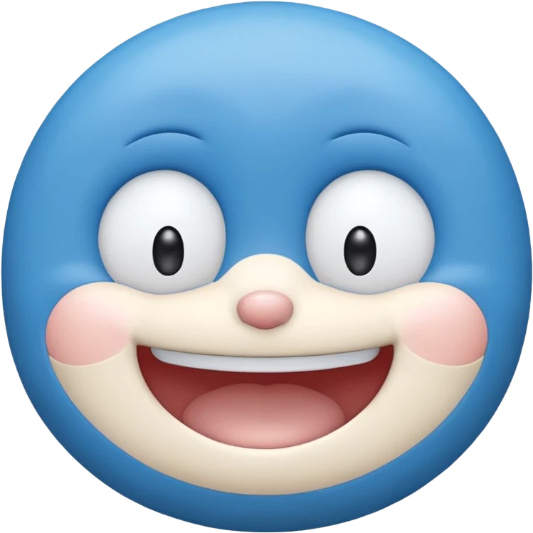No don't create new emoji create the classic Doraemon emoji