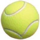 A tennis court at the Roland Garros tournament, with the iconic clay surface and a tennis ball bouncing near the net. The scene evokes the energy and excitement of the grand event, with vibrant crowds in the stands and a competitive atmosphere. emoji