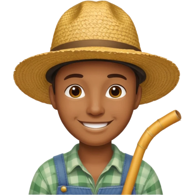 young black farmer emoji