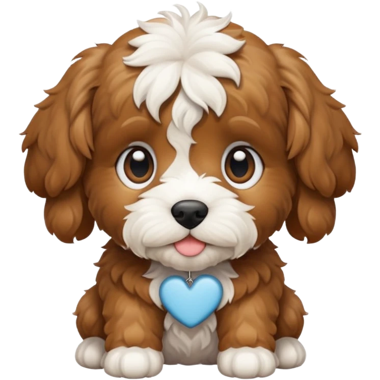 Cavapoo puppy emoji
