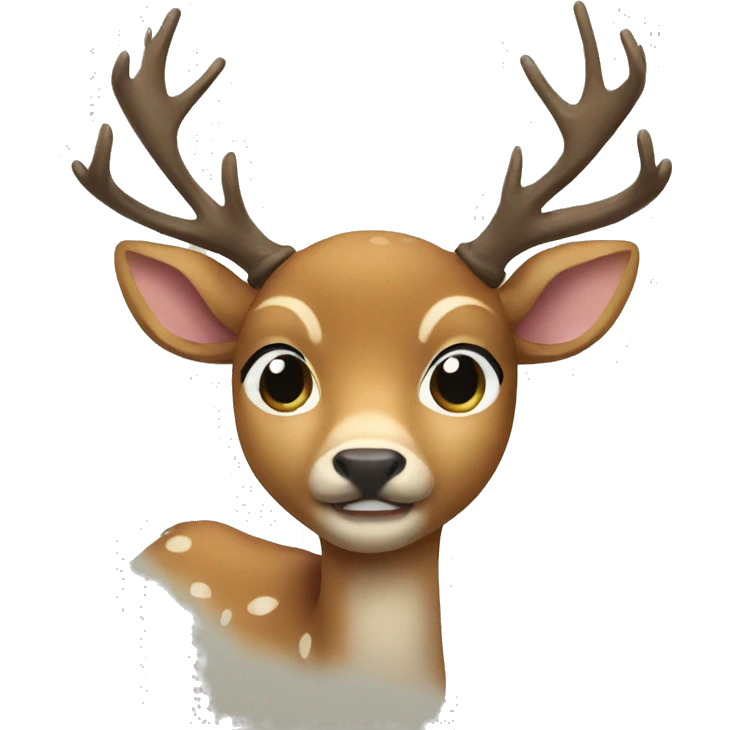 deer with a bow emoji