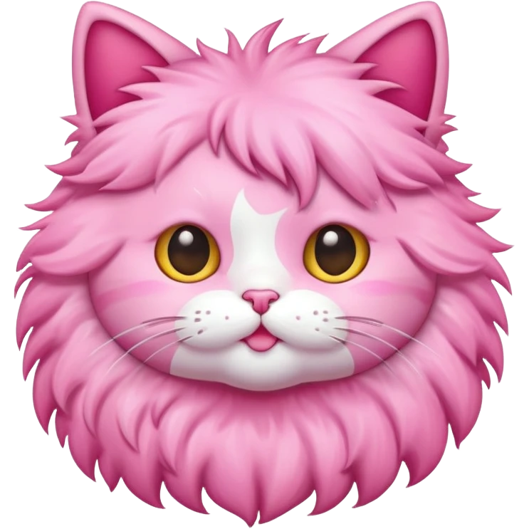 Pink kitty emoji