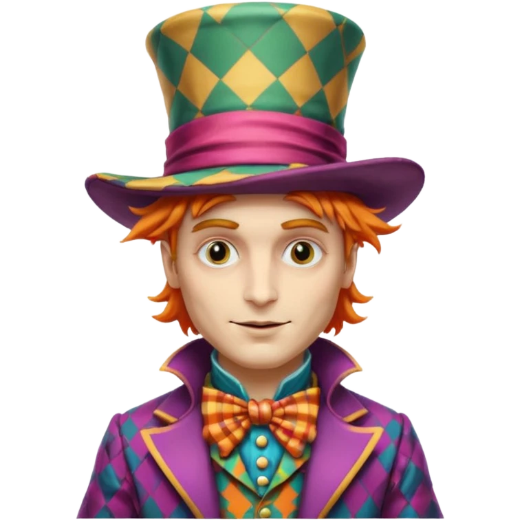 Mad Hatter from Alice in Wonderland movie emoji