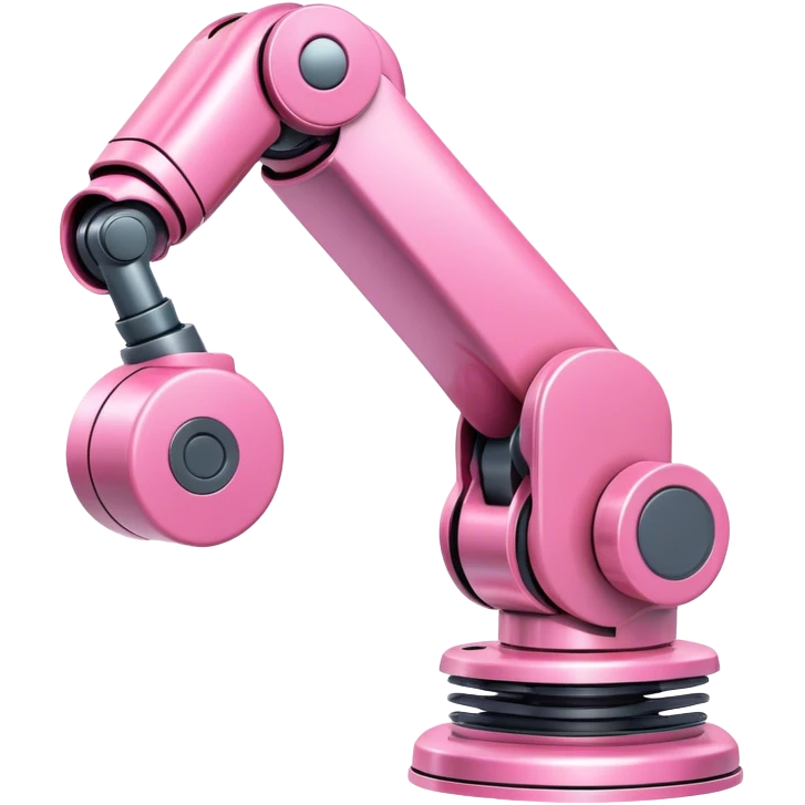 pink robotic arm emoji