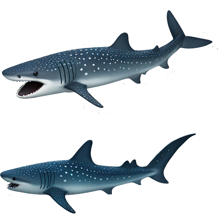 Whale shark emoji